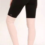 Alo Yoga  Black and Baby Pink Leggings Photo 0