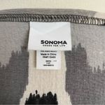 Sonoma Kimono Cardigan Coverup Lightweight Aztec Tribal Black Grey Cream Photo 7