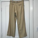 Old Navy  women’s 100% linen Khaki wide leg Chinos size 10. Photo 4