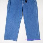 EXPRESS New! cropped high rise wide leg jeans, size 14 Photo 1