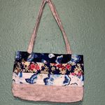 Vintage Quilted butterfly tote bag purse Photo 5