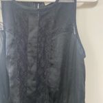 Hinge  black lace tank top so cute women’s small Photo 1
