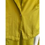 Free People "Viktoria" Satin Two-Piece Maxi Skirt Set Size 2 NWT Chartreuse $200 Photo 6