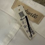 Madewell NWT White Mid Rise Kick Out Jeans Size 32 Photo 2