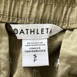 Athleta Retreat Linen Ankle Pants Green Size Small NWT Photo 3