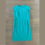 Lafayette 148  savita cap sleeve sheath dress aquarium blue Photo 1