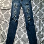 American Eagle Outfitters Distressed Jeans Size 0 Photo 0