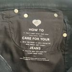 Madewell  Women’s Size 32 Stovepipe Jeans Black Rinse Wash EUC Mint Clean No Wear Photo 3