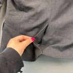 Calvin Klein  Blazer Two Button Lux Blazer Dark Charcoal Gray 2 Lined Officerwear Photo 5