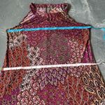 Anne Klein Multicolor Paisley Print Sleeveless High Neck Maxi Dress 8 brunch Photo 6