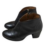 Frye Nora Zip Short Womens Black Leather Zipper Ankle & Booties Boots Size 6M Photo 5