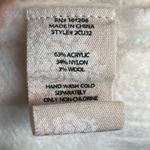 Soft Surroundings  Cowl Neck Sweater Sz S White Pull Over Patch Pockets Photo 5