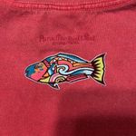 Crazy shirts Hanauma Bay sz XS red short sleeve Tshirt with colorful fish EUC Photo 5