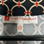 Jude Connally Chris Circle Geo Black Tan Quarter Zip Pullover Top Size L Size L Photo 7