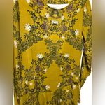 Free People Smooth Talker Tunic Top Womens S Mini Dress Boho Floral Open Back Photo 6