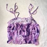 Show Me Your Mumu NWOT Tie Dye Purple Pink Keen Crop top size Small Photo 1