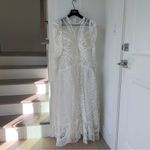 Zimmermann NWT Prima Embroidered Tulle Maxi Dress in Ivory Photo 2