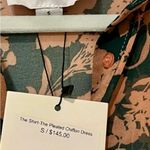 THE SHIRT Pleated Floral Chiffon Long Sleeve Dress Size XS Photo 5