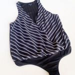 Bebe Surplice Bodysuit Blouse Top Photo 1