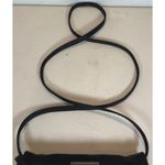 Roxy  Vegan Leather Small Black Crossbody Purse Handbag With Fringe Photo 3