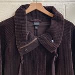 Eileen Fisher Brown Corduroy Jacket Coat Medium Photo 3