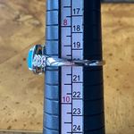 Sleeping Beauty Turquoise Sterling Silver Ring Size 9 Photo 7