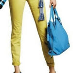 CAbi  #5084 Citron Yellow Skinny‎ Jean Size 4 Photo 0