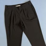 Marie Oliver NWT Scout High Waisted Pleated Trouser Black Dress Pants Photo 0
