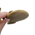 Tory Burch Tan Caramel Patent Leather Miller Classic Designer Logo Sandals 6.5 Photo 6