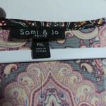 Sami & Jo  Paisley A line Long Sleeve Dress Artsy Boho Size PXL Photo 4