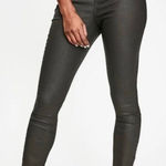 Boden pewter metallic coated skinny pant size 12 Silver Photo 0