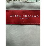 Akira  Chicago Red Label Gold Sequined Scalloped Hem Mini Skirt Photo 3