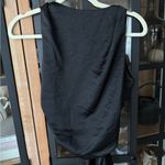 ZARA  bow satin backless top tie adjustable drape ruched sleeveless silky cropped Photo 5