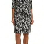 Eliza J  Women's 3/4 Sleeve Printed Shift dress 2 Photo 2