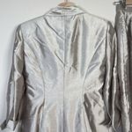 Alex Evenings Formal Suit Womens Size 6 Champagne Shimmer Skirt Jacket Wedding Photo 8