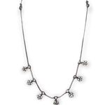 Yoni Z Silver Tone Cubic Zirconia Flower Shaker 21.5” Adjustable Necklace USA Photo 8