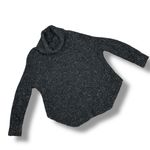 Free People Dylan Tweedy Cowl Neck Wool Blend Sweater Black XS Boho Grunge Photo 12