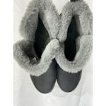 Womans JBU Finland Size 10 M Black Lined Slip On Ankle Boots Photo 5