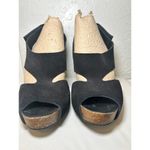 Pedro Garcia Black Suede Heels 39 Hook & Loop Sling Photo 1