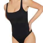 🆕Glowmode Black FeatherFit Push Up Bodysuit Size M Photo 0