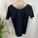 Cacique  Black Seamless Shapewear Short Sleeve T Shirt Top 18/20 Photo 2