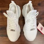 Juicy Couture NWT White Abalone Sneakers Photo 4