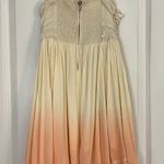 Ecote Pink Sunset Ombré Beaded Mini Dress Photo 5