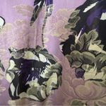 Vera Wang  LAVENDER Brocade Floral short sleeve Jacket Photo 3