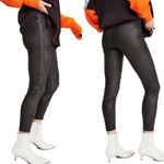 Free People NEW  Midnight vegan suede leggings Photo 3