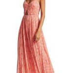 Amur Lucy Pleated Cut Out Strappy Maxi Dress Size 8 Photo 0
