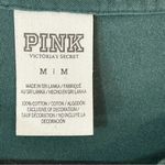 PINK - Victoria's Secret Victoria's Secret PINK Green Long Sleeve Tee Relaxed Fit Crew Neck Photo 1