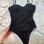 Priceless Black Corset Bodysuit Photo 0