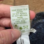 Orvis 🧶✨  V-Neck Snap Cardigan Sweater | Women’s Large | Gray-Blue Wool Blend Photo 9