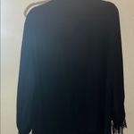 Black Embellished Blouse with Long Sleeves Size undefined Photo 4